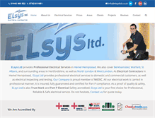 Tablet Screenshot of elsysltd.co.uk